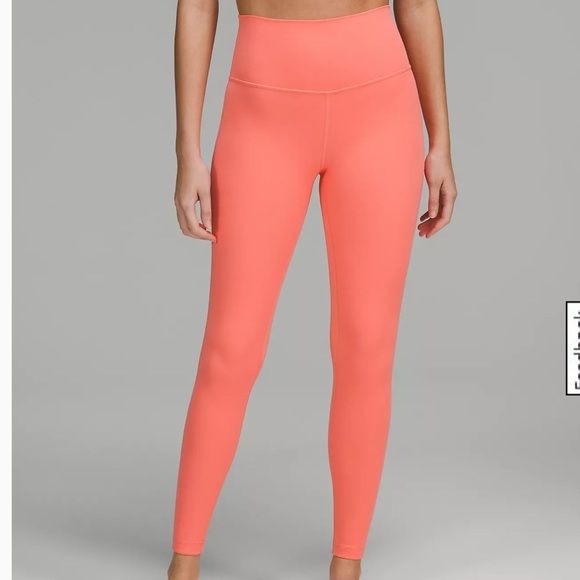 lululemon athletica Pants - Lululemon Align High Rise Pant 28” in Raspberry Cream - Size 10 - like new